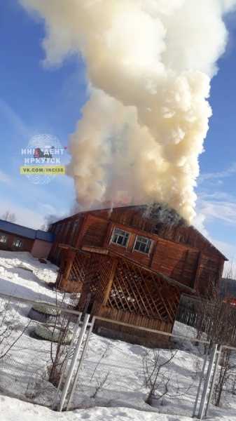 Под Иркутском загорелась школа во время уроков1