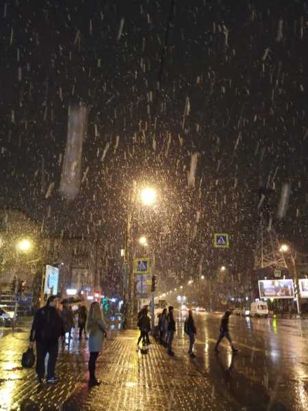 Петербуржцы выкладывают фотографии снега. Фото: Вконтакте