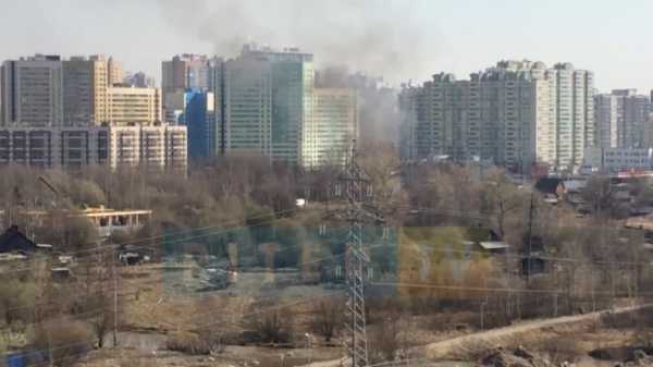 Видео: в Кудрово загорелся частный дом0