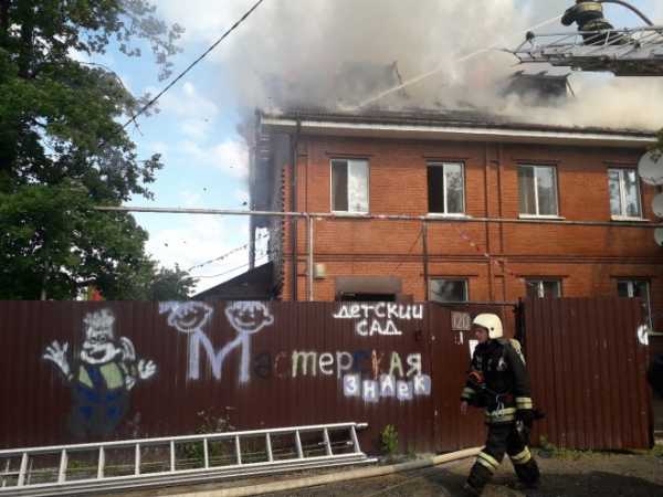 В Екатеринбурге загорелся детский сад1