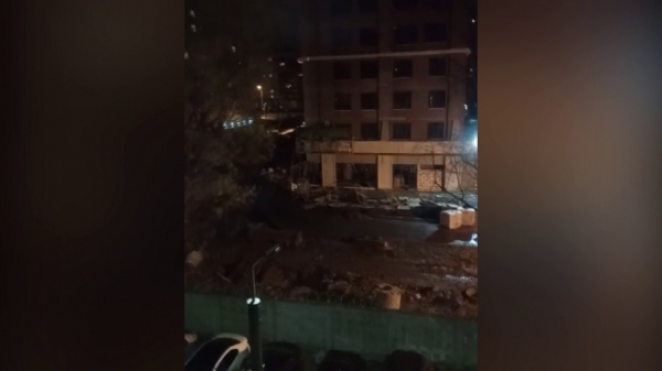 На Гражданском проспекте петербуржцам всю ночь пришлось слышать грохот из-за строителей0