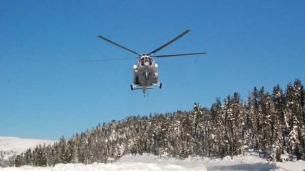Пассажирский вертолет Ми-8 опрокинулся на бок в Красноярском крае
