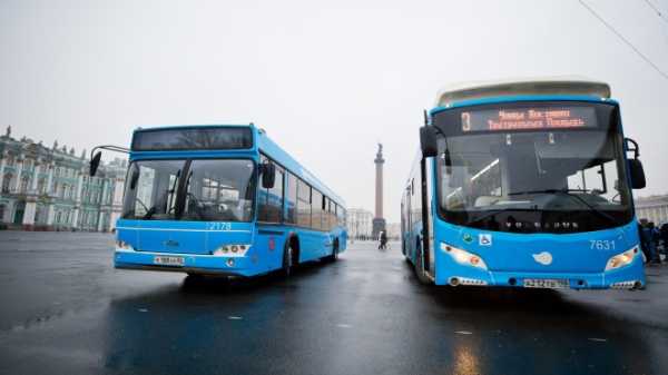 30 автобусов в цветах "Зенита" вышли на улицы Петербурга