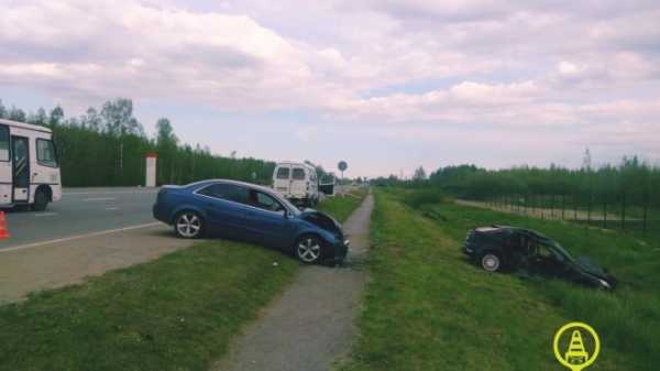 В ДТП в Тосненском районе пострадали четверо, в том числе два ребенка