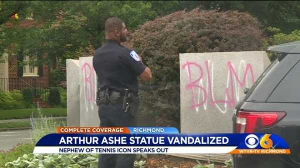 В Ричмонде вандалы испортили памятник темнокожему теннисисту Артуру Эшу1