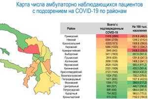 Появились обновленные данные о заболевших коронавирусом в районах Петербурга