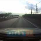 Видео: ДТП стало причиной огромной пробки на Мурманском шоссе