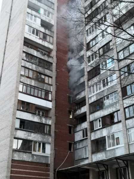 В Выборгском районе горит общежитие: пожарные на месте 0