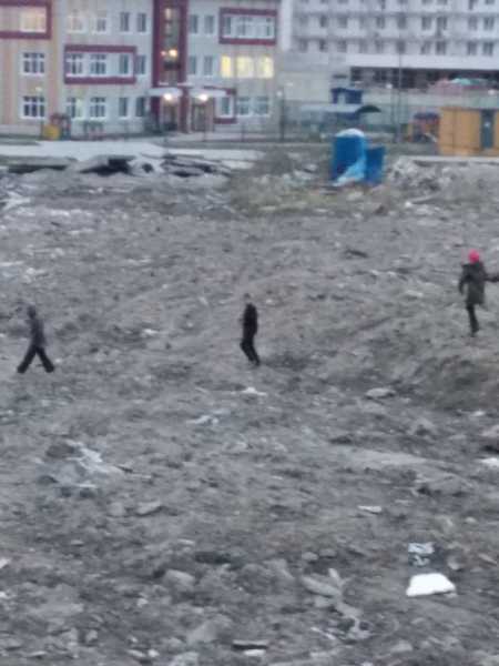В Петербурге дети подожгли домики строителей 2