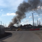 Дети вызвали спасателей к горящему дому во Всеволожском районе (видео)