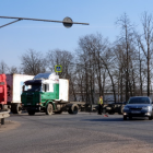 ДТП с участием фуры привело к затору на Московском шоссе