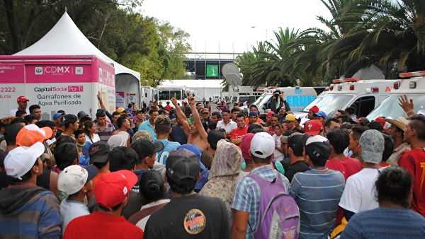 В Мексике по сдерживанию караванов мигрантов