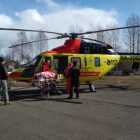 Жителя Карелии с травмами головы доставили на лечение в Петербург вертолетом