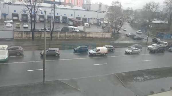 На Митрофаньевском шоссе сломался пассажирский автобус и создал пробку0