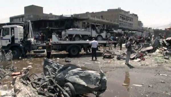 Мощный взрыв в Багдаде. Фото:Al-Sumaria