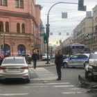 Hyundai вылетел на красный и врезался в Renault в центре Петербурга