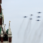Воздушную часть парада Победы в Москве отменили из-за погоды