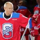 Путин забросил 8 шайб в гала-матче Ночной хоккейной лиги