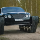Гусеничный Bentley – безумный российский тюнинг (ВИДЕО)