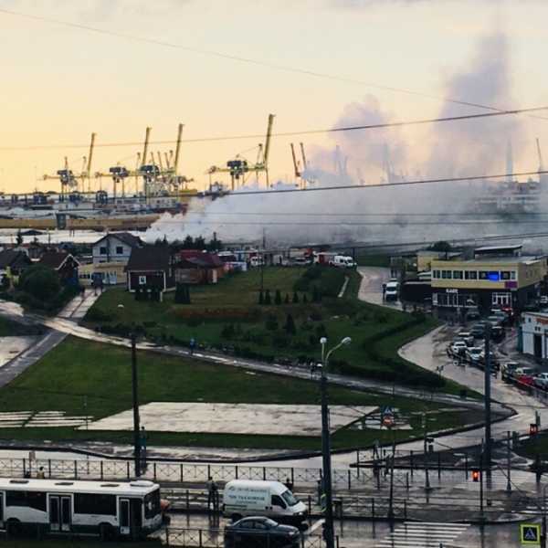 В Петербурге вспыхнул рынок 