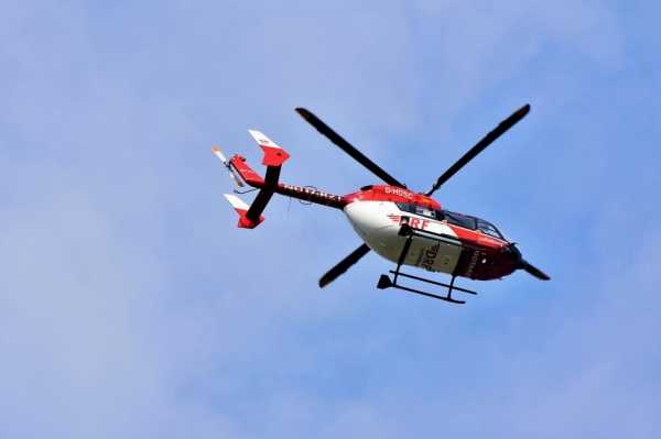 Вертолет санавиации доставил пострадавшего в больницу. Фото: Pixabay