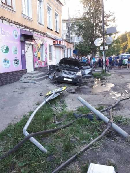Видео момента ДТП: В Тамбовской области в дорожной аварии со 