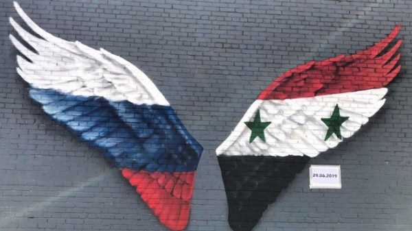 В Петербурге появилось граффити в честь дружбы России и Сирии