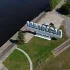 В петербургском Большом порту отреставрировали знак «Ленинград»