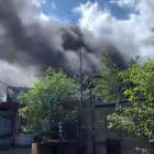 Пожарные сообщили про объект, который загорелся на углу Обводного и Лиговского