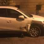 В Петербурге Ford протаранил иномарку и бросил машину у отделения полиции