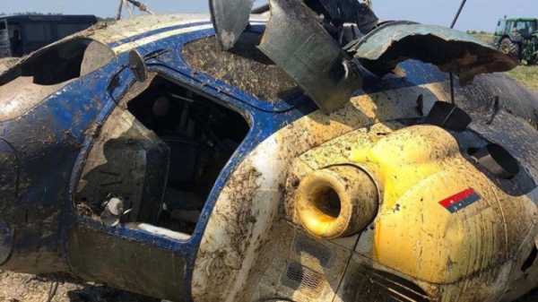 В Адыгее рухнул вертолет Ми-2 