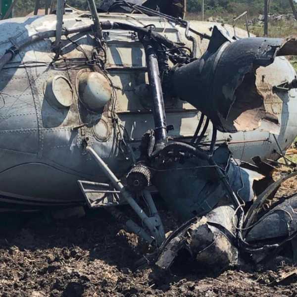 В Адыгее рухнул вертолет Ми-2 2