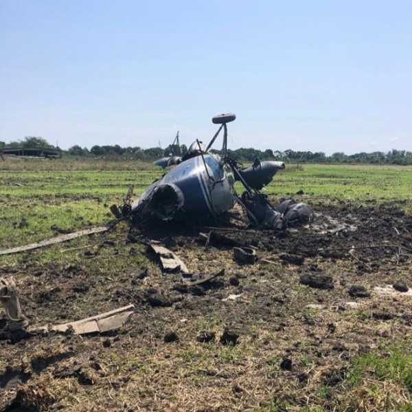 В Адыгее рухнул вертолет Ми-2 4