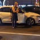 Пьяного водителя привязали к машине после ДТП на Петергофском шоссе