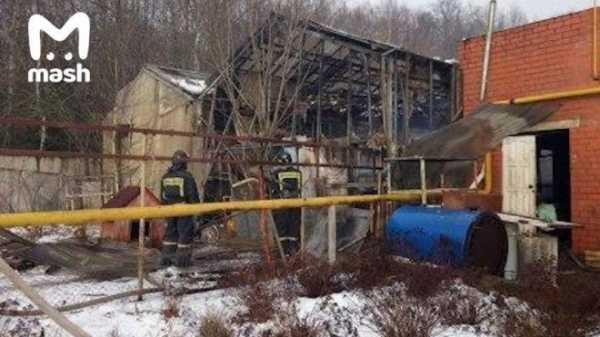 При взрыве газа на пожаре в Московской области погиб спасатель