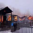 В Красноярском крае в жилом доме произошел пожар и взорвался газ