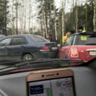 На Зеленогорском шоссе столкнулись два автомобиля