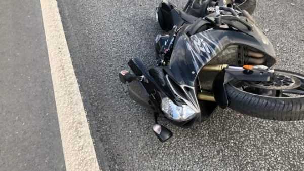 В ДТП на КАД погибла пассажир мотоцикла