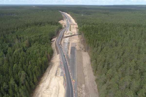 Строители развернули работы на десяти искусственных сооружениях в составе трассы А-181 «Скандинавия» в Ленинградской области1