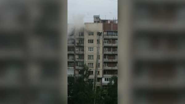 На Ленской улице заметили пожар