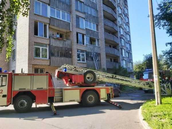 В Петербурге на Товарищеском проспекте ликвидирован пожар1