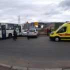 На Пулковском шоссе водитель такси врезался в забор вместе с тремя пассажирками в салоне