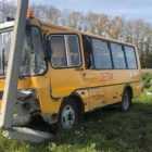 В Башкирии фура протаранила автобус со школьниками