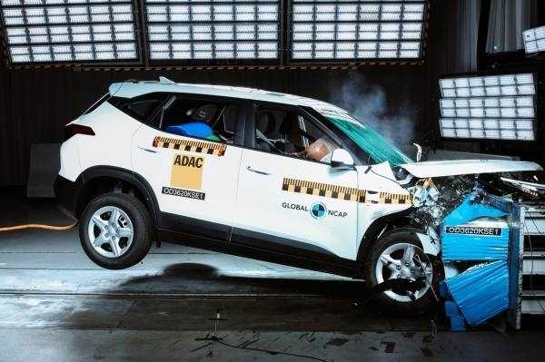 Индийский Kia Seltos в краш-тесте Global NCAP: ещё хуже, чем австралийский вариант