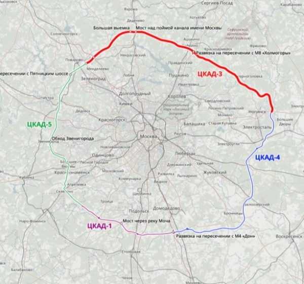 Движение по 3 участку ЦКАД откроют 11 ноября (Карта дороги)