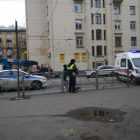 Машина сбила мужчину на велосипеде на улице Бабушкина