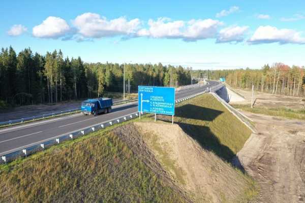 На трассе А-121 «Сортавала» в Ленинградской области введен в эксплуатацию новый путепровод1