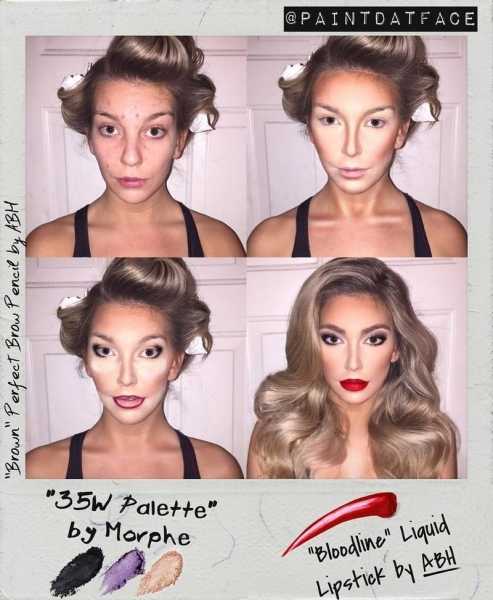 Сила макияжа: 20 фото девушек до и после мейкапа, показывающих на что он способен