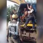 Обиженный экскаваторщик разгромил ковшом чужие машины в знак протеста