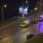 На Белградской столкнулись два автомобиля. Пострадали мужчина и школьница